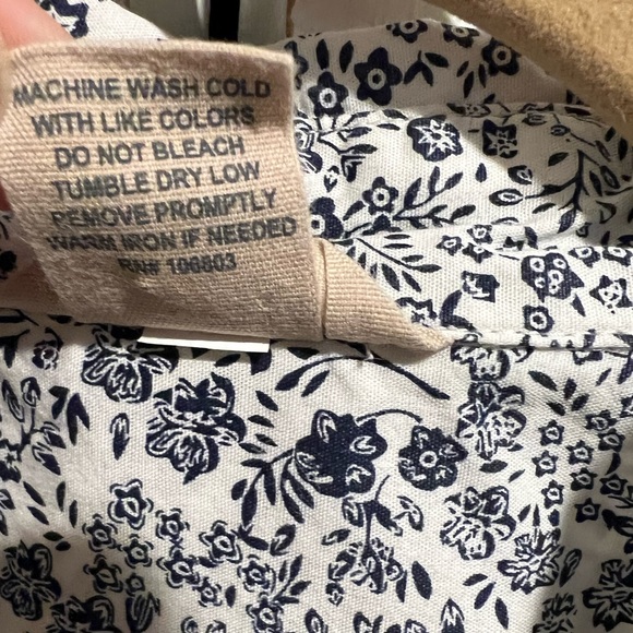 DULUTH 100% Organic Cotton, Floral, Long Sleeve , Button Down Shirt - Picture 11 of 12